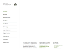 Tablet Screenshot of haus-conrath.de